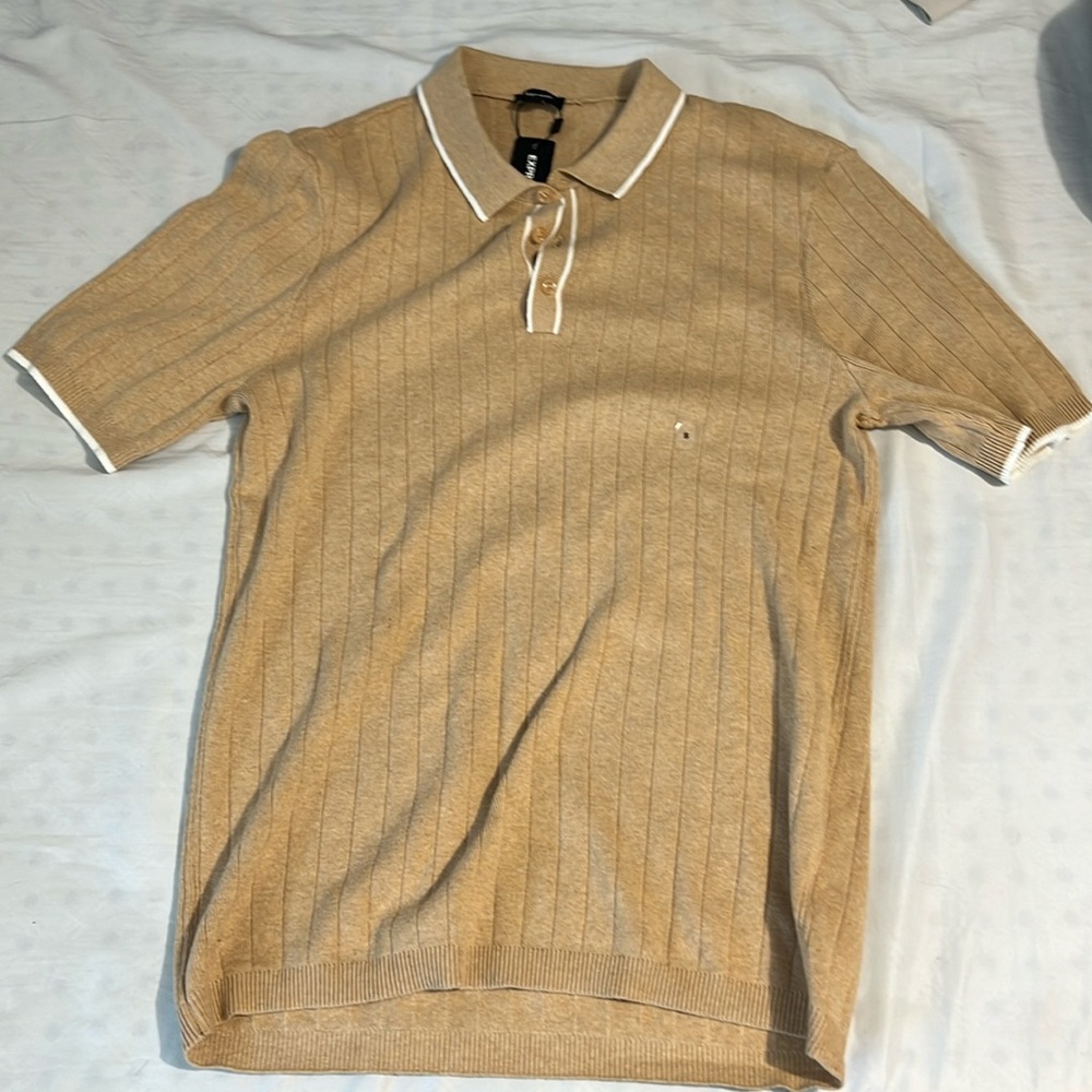 Express Tan T-shirt for Business Casual